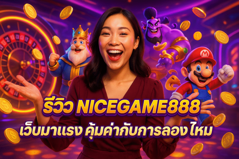 รีวิว NICEGAME888 เว็บมาแรง คุ้มค่ากับการลองไหม