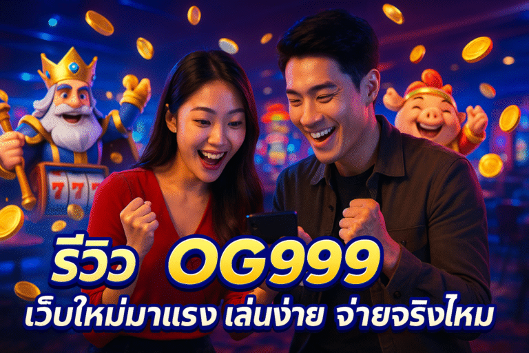 รีวิว OG999 เว็บใหม่มาแรง เล่นง่าย จ่ายจริงไหม
