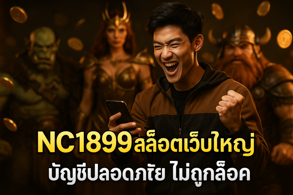 NC1899 สล็อตเว็บใหญ่ บัญชีปลอดภัย ไม่ถูกล็อค