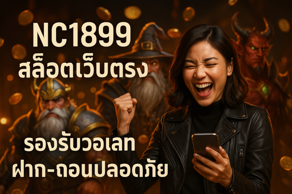 NC1899 สล็อตเว็บตรง รองรับวอเลท ฝาก-ถอนปลอดภัย