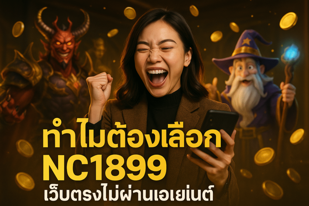 ทำไมต้องเลือก NC1899 เว็บตรงไม่ผ่านเอเย่นต์