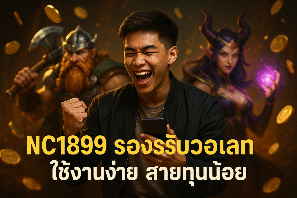 NC1899 รองรับวอเลท ใช้งานง่าย สายทุนน้อย